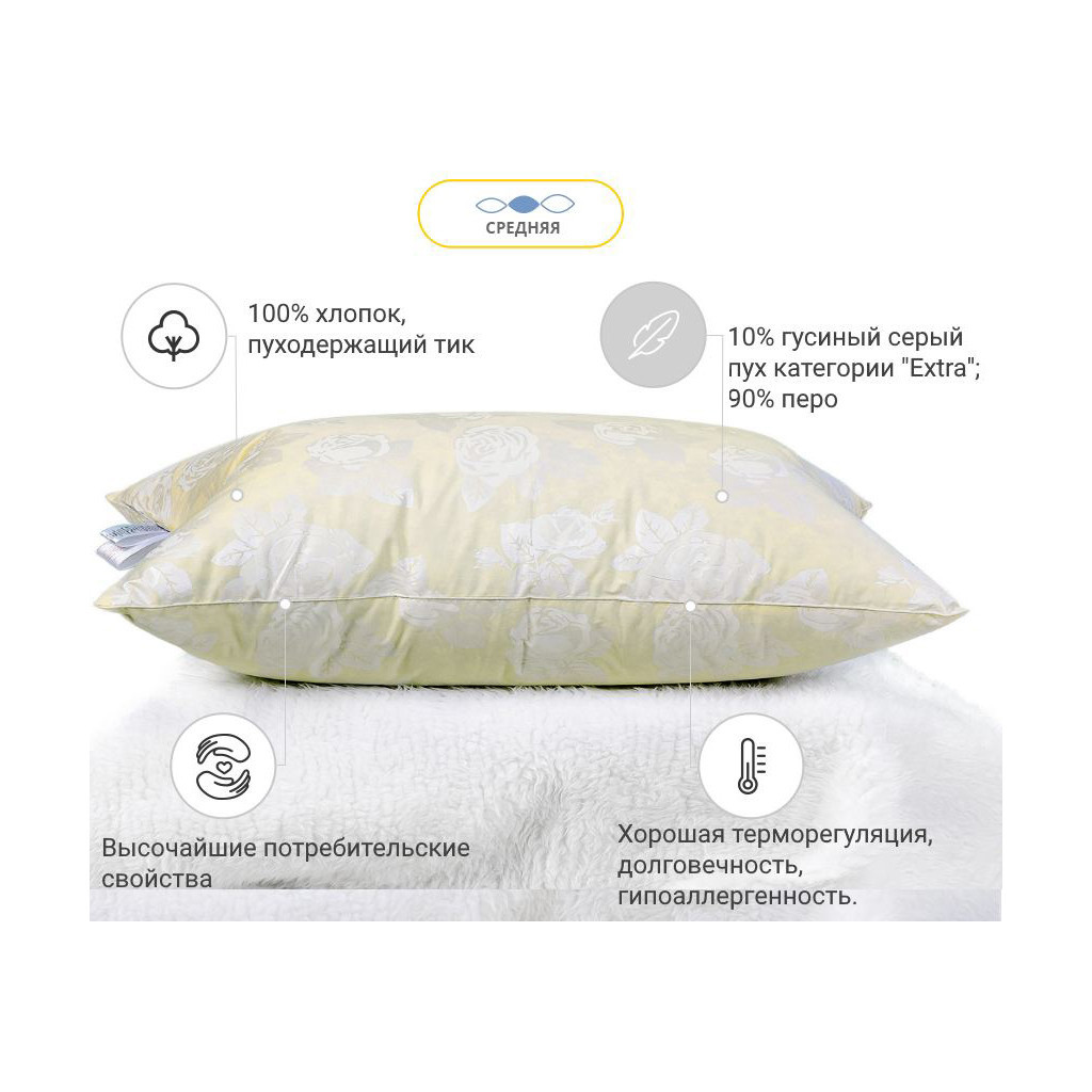 Подушка MirSon Extra 70х70 см (2200000010629) - зображення 3