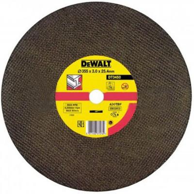 Круг відрізний DeWALT по металу для пил, 355х3.0х25.4мм. (DT3450-QZ) - зображення 1