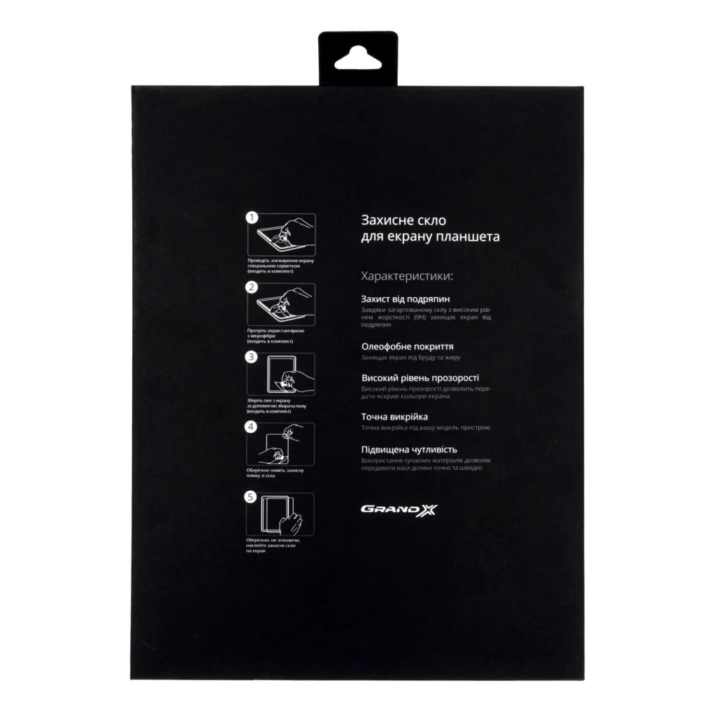 Скло захисне Grand-X Samsung Galaxy Tab A8 SM-X200/205 (GXSTX200) - изображение 3