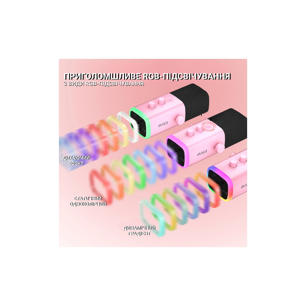 Мікрофон Fifine TAM8P USB/XLR Pink (TAM8P) - зображення 7