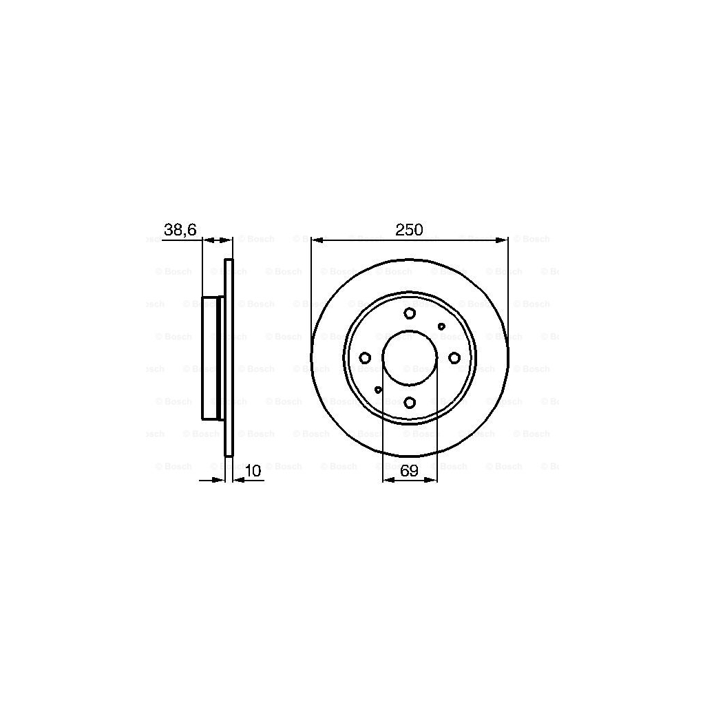 Гальмівний диск Bosch 0 986 479 236 - изображение 5