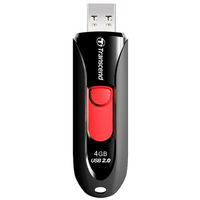 USB флеш накопичувач Transcend 4GB JetFlash 590 Black USB 2.0 (TS4GJF590K) - зображення 2