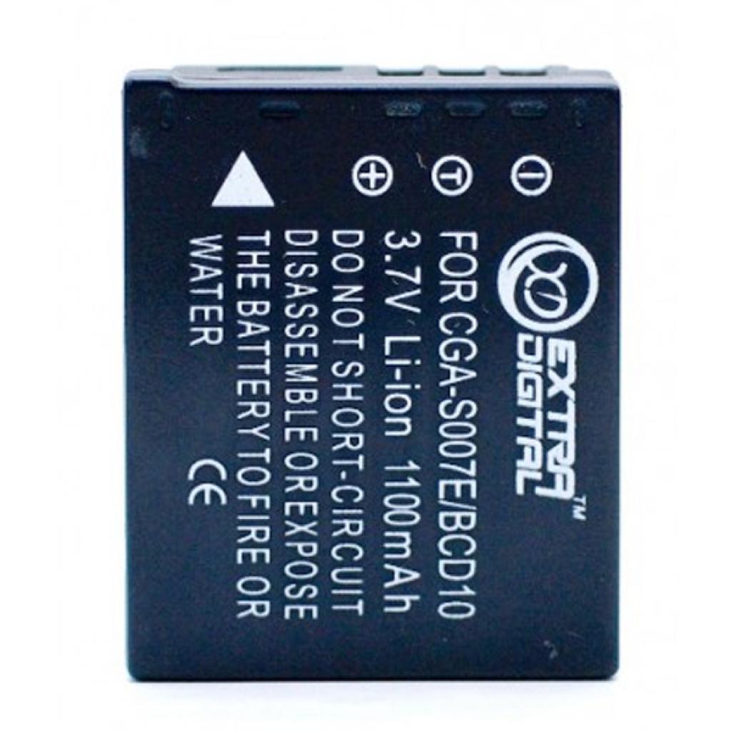 Акумулятор до фото/відео Extradigital Panasonic CGA-S007 (BDP2578) - зображення 2