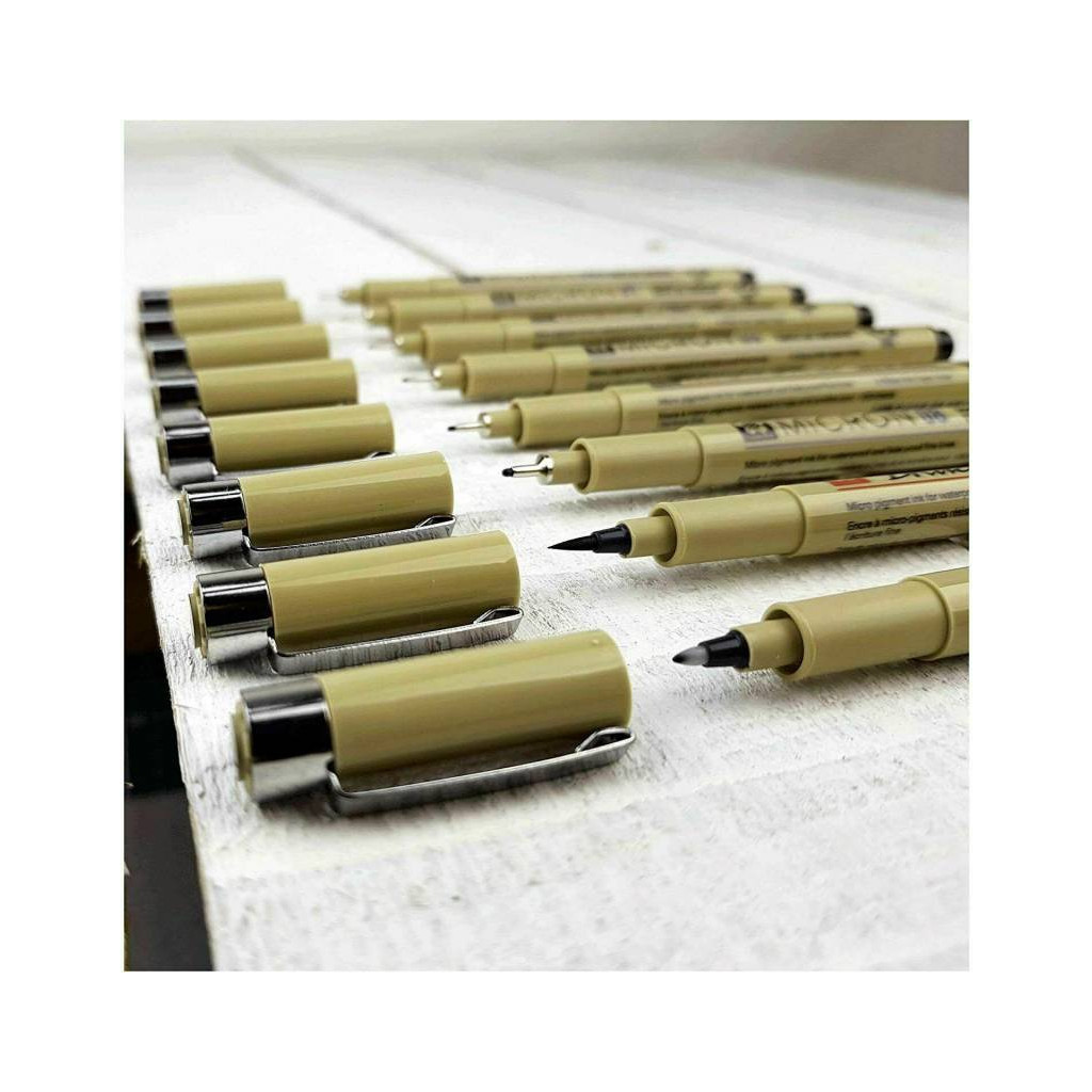 Лайнер Sakura Набір Pigma Micron 6 шт, 1 лінер-пензель Pigma Brush + PIGMA Micron PN в подарунок (8712079421731) - зображення 4