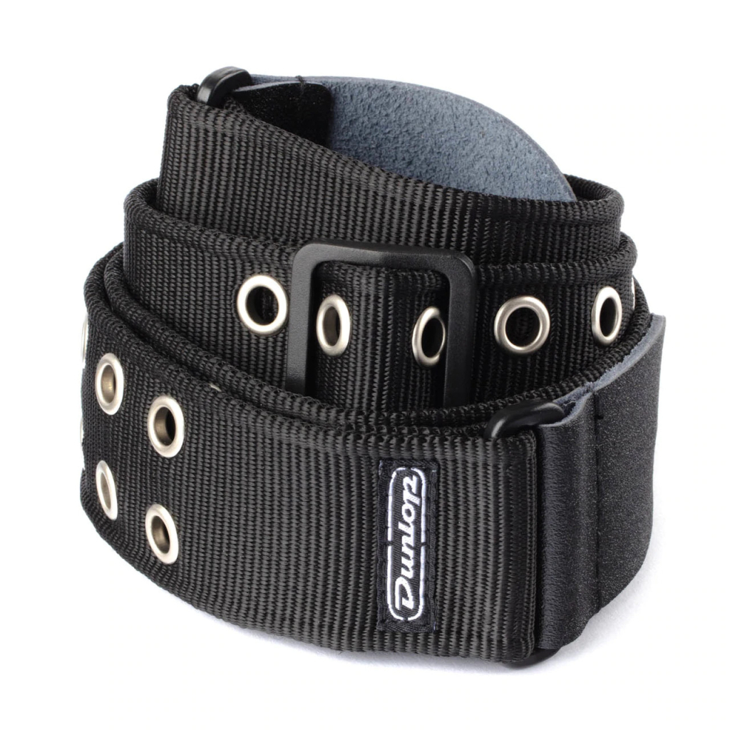 Ремінь для гітари Jim Dunlop Classic Grommet Strap (D38-19BK) - зображення 1