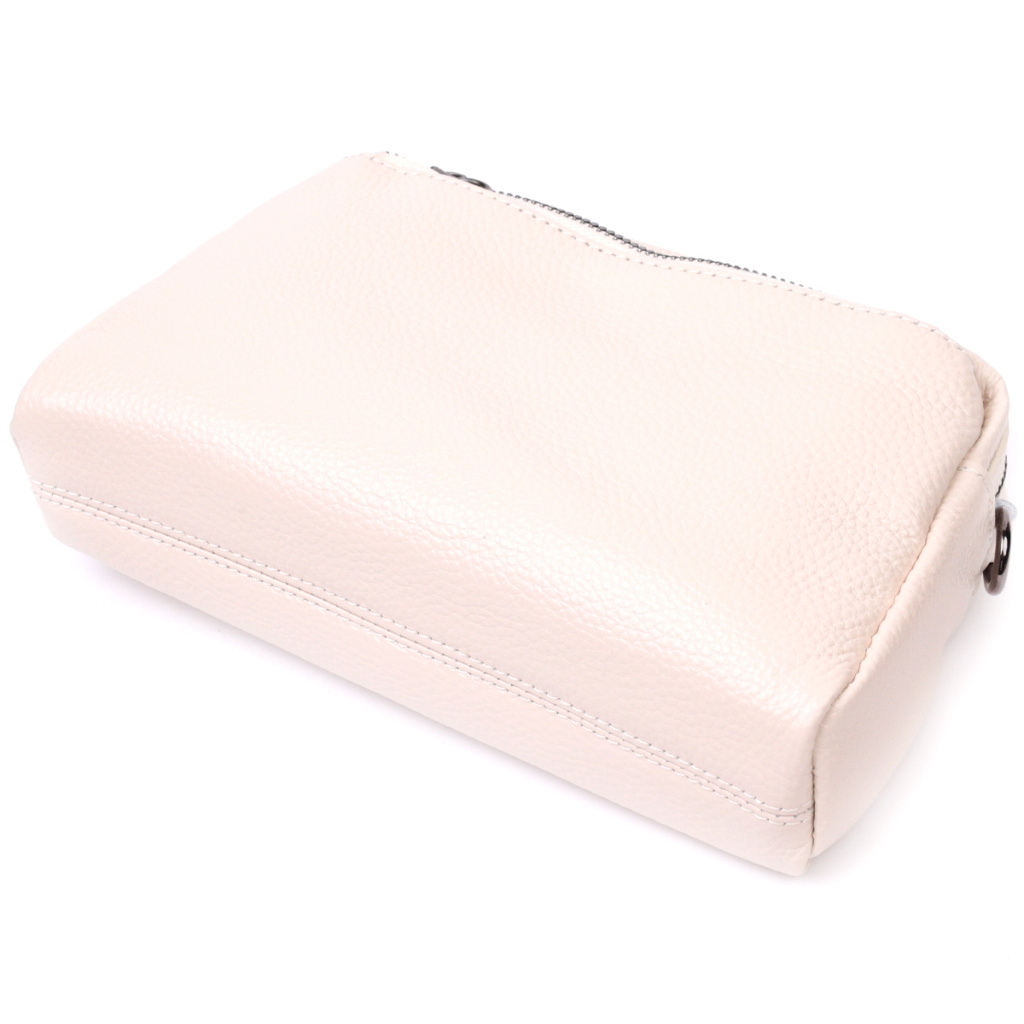 Сумка Vintage З м'якої натуральної шкіри Біла (22376) - зображення 5