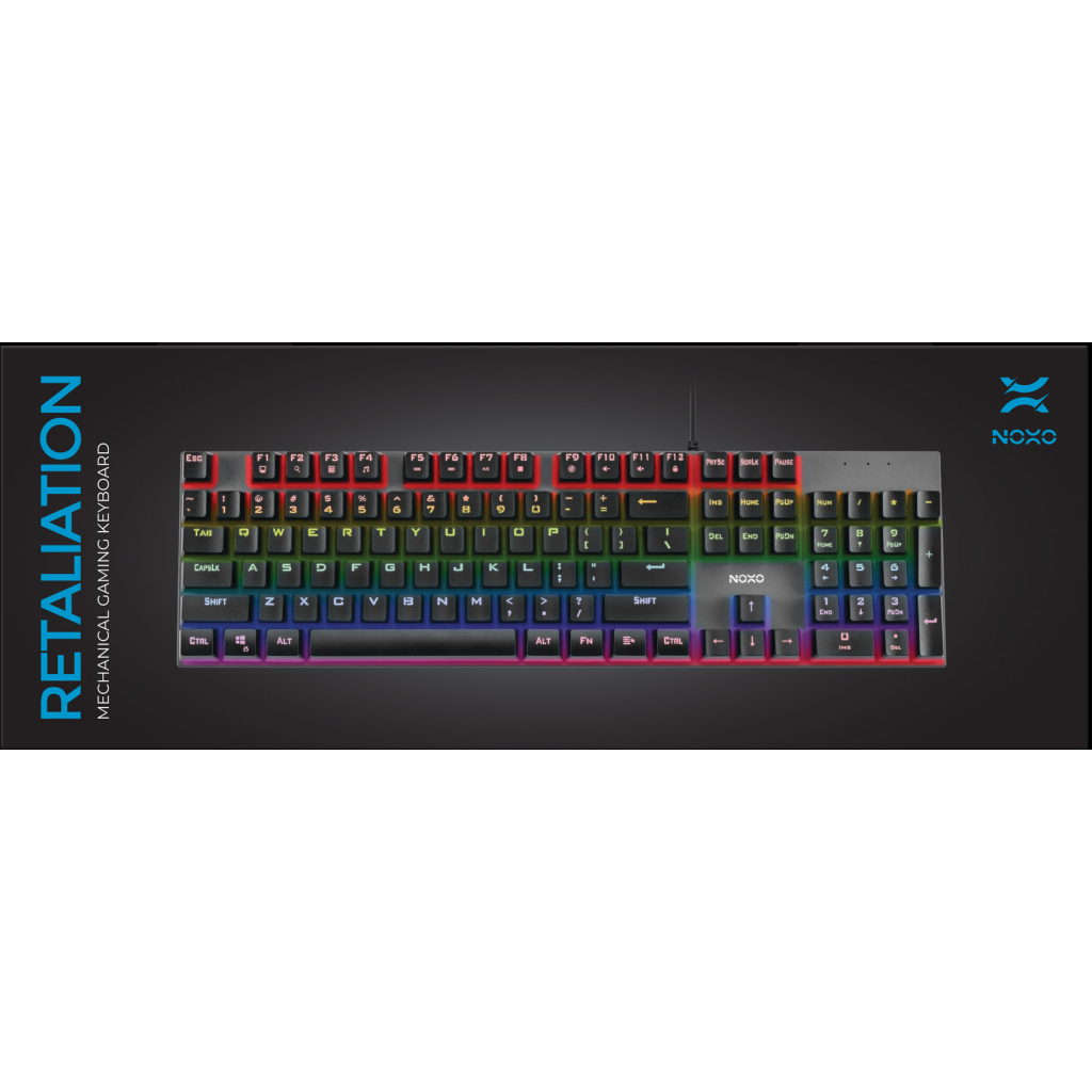 Клавіатура Noxo Retaliation Mechanical Blue switches RU (4770070882085) - зображення 5