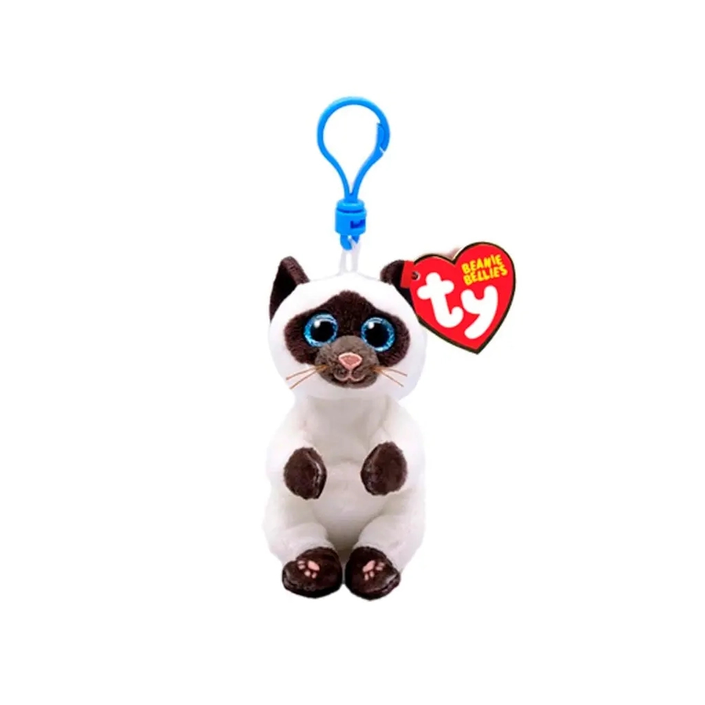 М'яка іграшка Ty Beanie Bellies Сіамська кішка MISO 12см (43106) - зображення 1