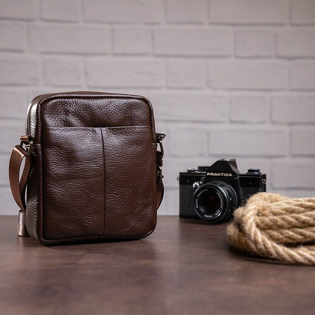 Сумка Vintage Коричнева (14993) - зображення 3