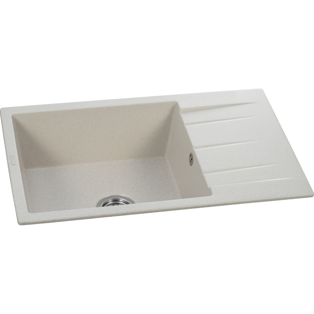 Мийка кухонна GRANADO NAVIA gris з сифоном (775*495mm.) (gr3808) - зображення 2
