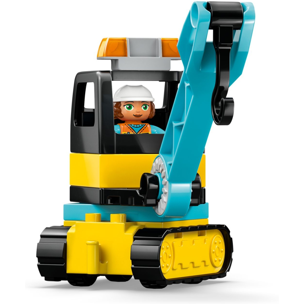 Конструктор LEGO DUPLO Town 3-в-1 Будівельний майданчик і техніка (10476) - зображення 6