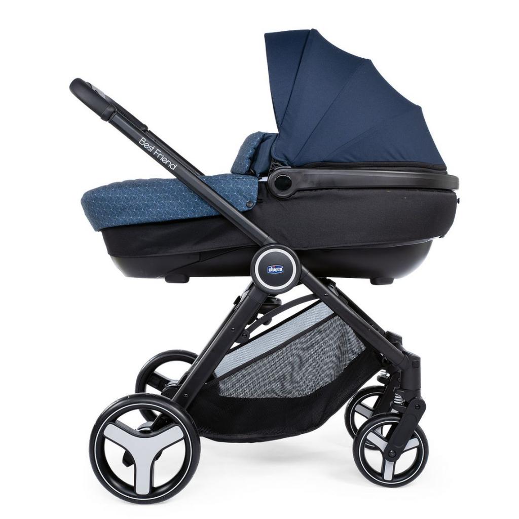 Коляска Chicco 3 в 1 Trio Best Friend + Comfort Синя (79420.79) - зображення 3