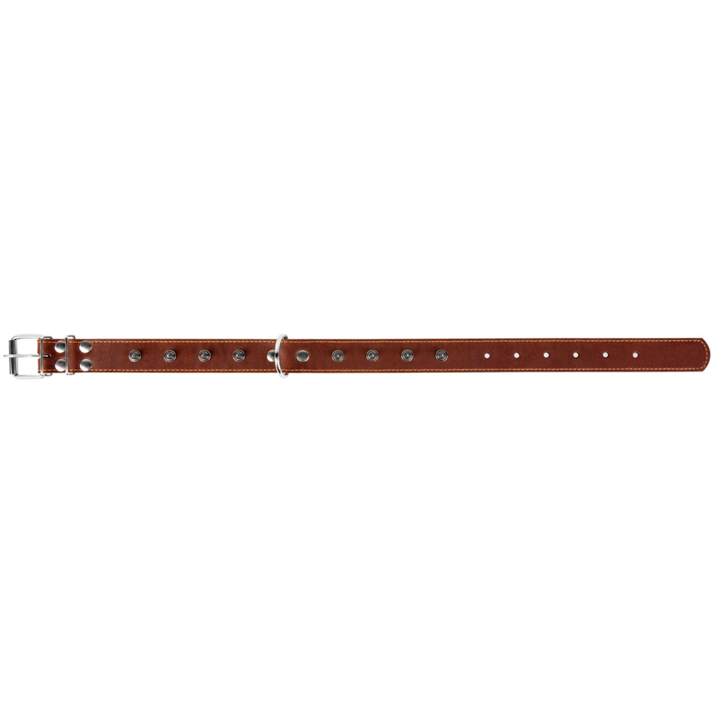 Нашийник для тварин Collar подвійний із шипами 35 мм 48-63 см (коричневий) (02876) - зображення 4