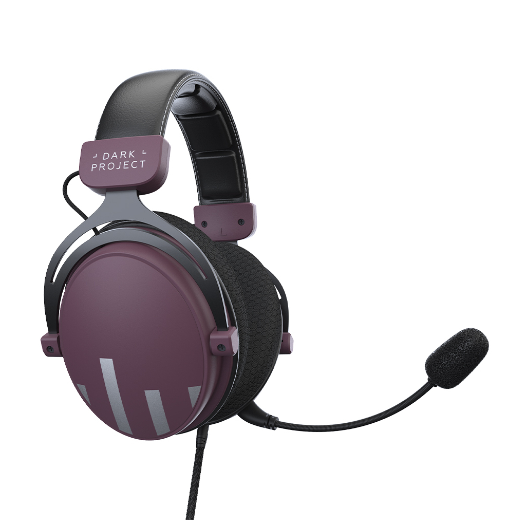 Навушники Dark Project One HS4 Wired Purple/Black (DPO-HS-5004) - зображення 3