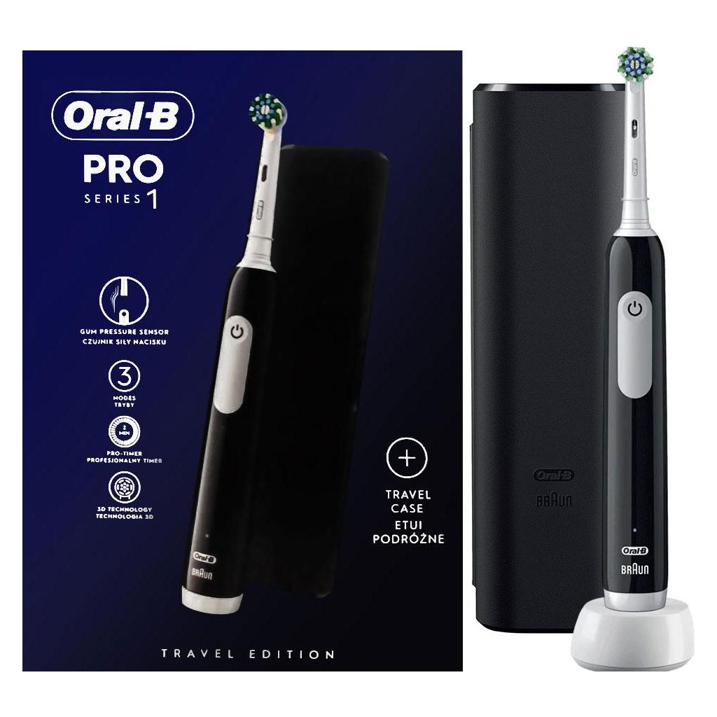 Електрична зубна щітка Oral-B D305.513.3X Black - зображення 2