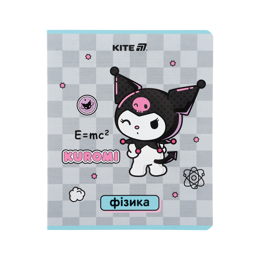 Зошит Kite предметний Kuromi 48 аркуші, клітинка, фізика (HK25-240-2) - зображення 1