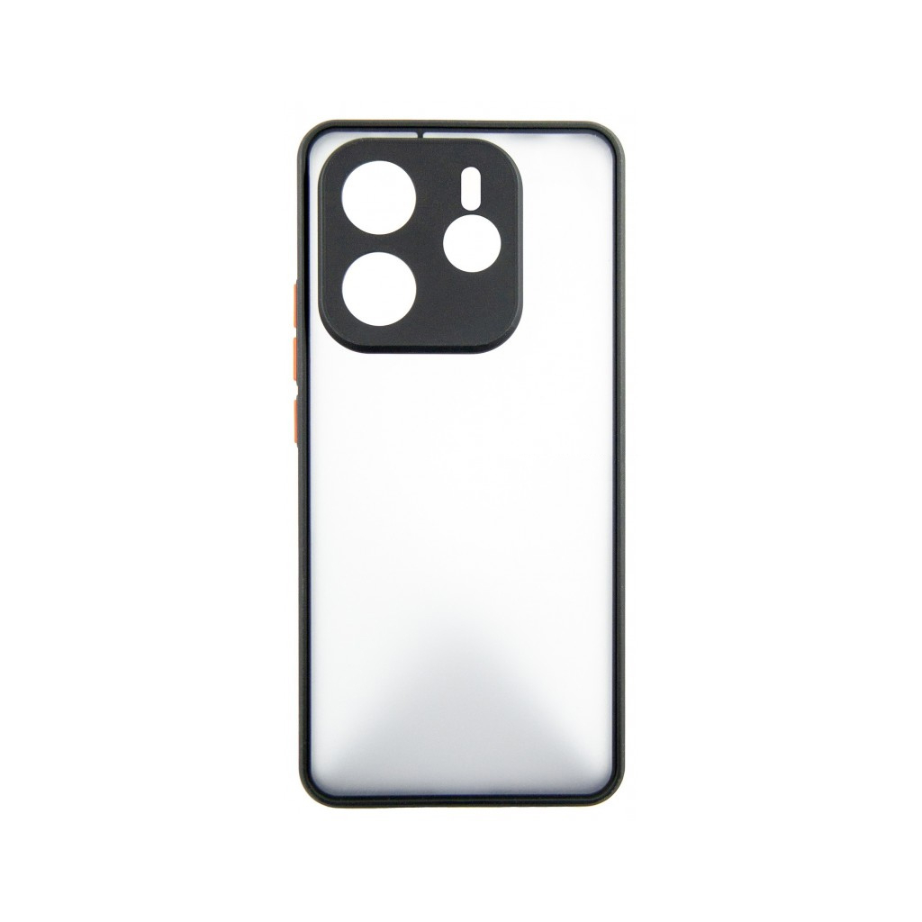 Чохол до мобільного телефона Dengos Kit Xiaomi Redmi Note 14 5G case Matte + glass (Black) (DG-KM-127) - зображення 2