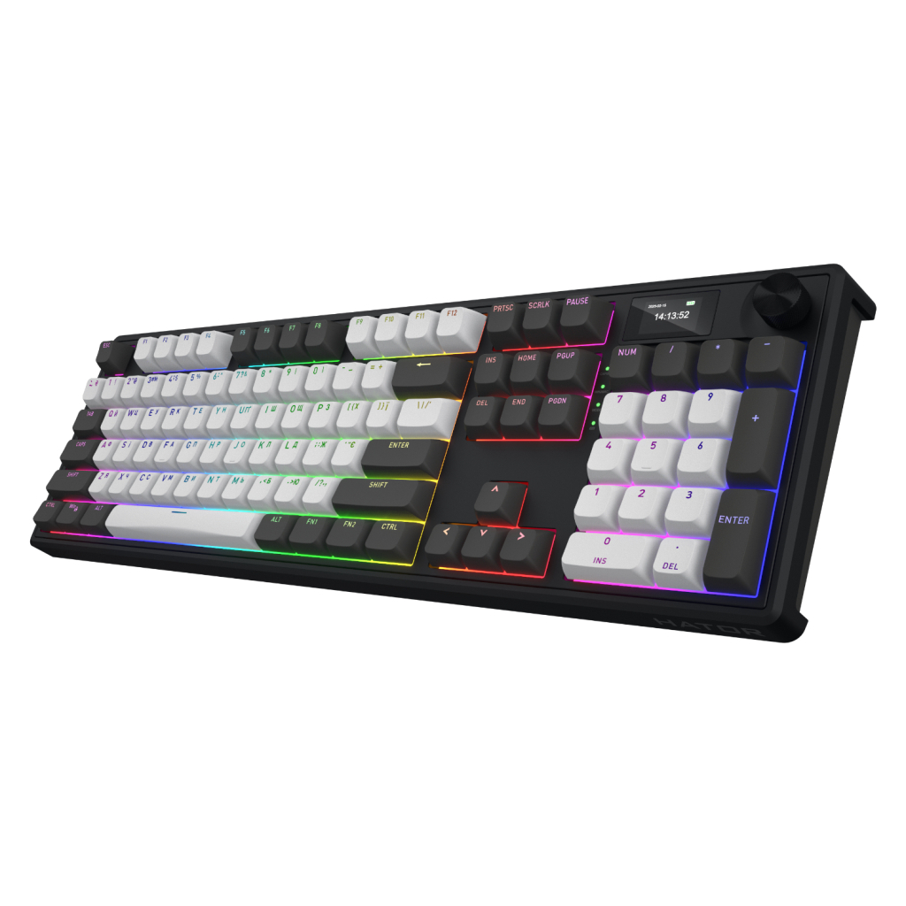 Клавіатура Hator Skyfall 100 Pro Wireless Grey/Black (HTK4100UA) - зображення 3