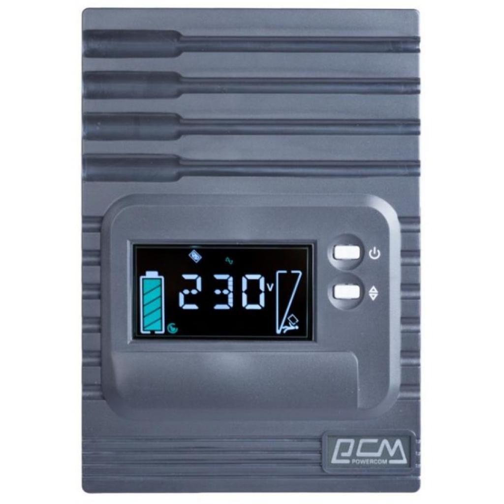 Пристрій безперебійного живлення Powercom SPT-1500-II LCD Powercom (SPT.1500.II.LCD) - зображення 2