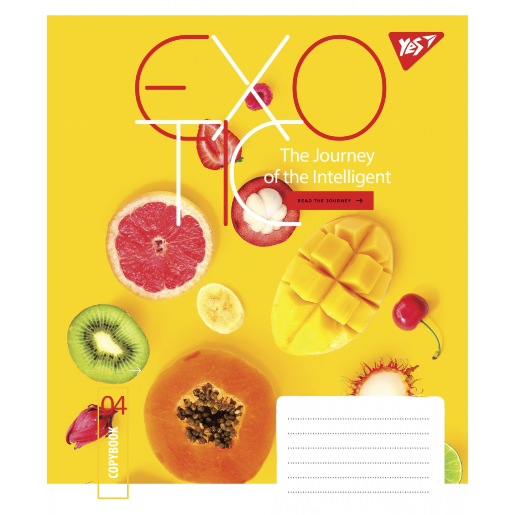 Зошит Yes А5 Exotic 96 аркушів, лінія (766128) - зображення 5