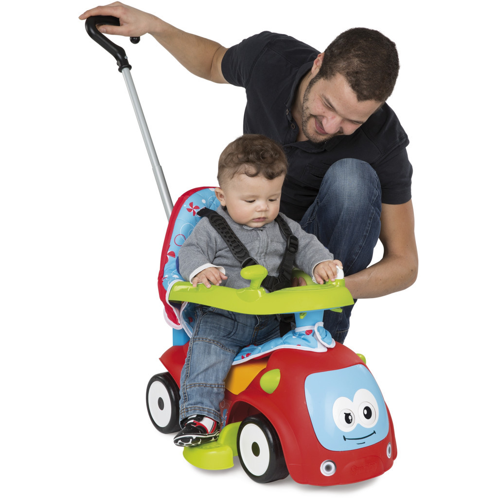 Чудомобіль Smoby Маестро комфорт 4 в 1 з функцією гойдалки Червона (720400) - изображение 11