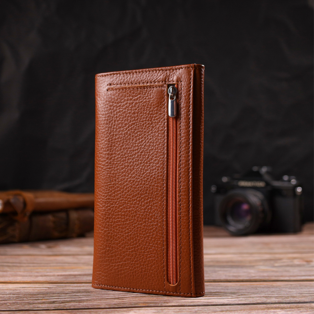 Гаманець Canpellini З натуральної шкіри Коричневий (21829) - зображення 9