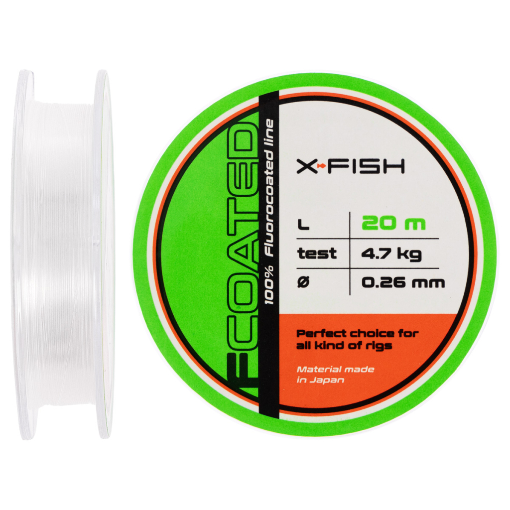 Флюорокарбон X-Fish FCoated 20m 0.26mm 4.7kg (1917.01.45) - зображення 1