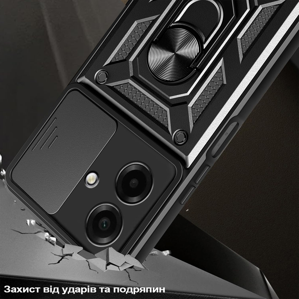 Чохол до мобільного телефона BeCover Military Samsung Galaxy A07 SM-A075 Black (713897) - зображення 2