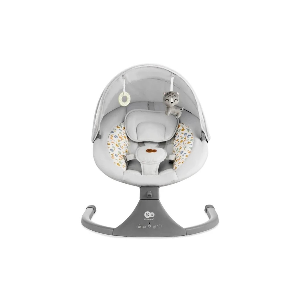 Крісло-гойдалка Kinderkraft Lumi 2 Light Grey (5902533925018) - изображение 2