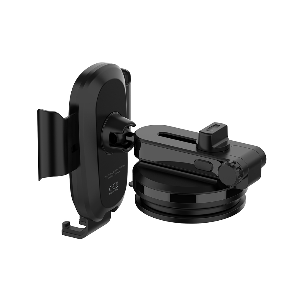 Універсальний автотримач ColorWay Dashboard Car Wireless Charger 15W Black (CW-CHAW037Q-BK) - изображение 8
