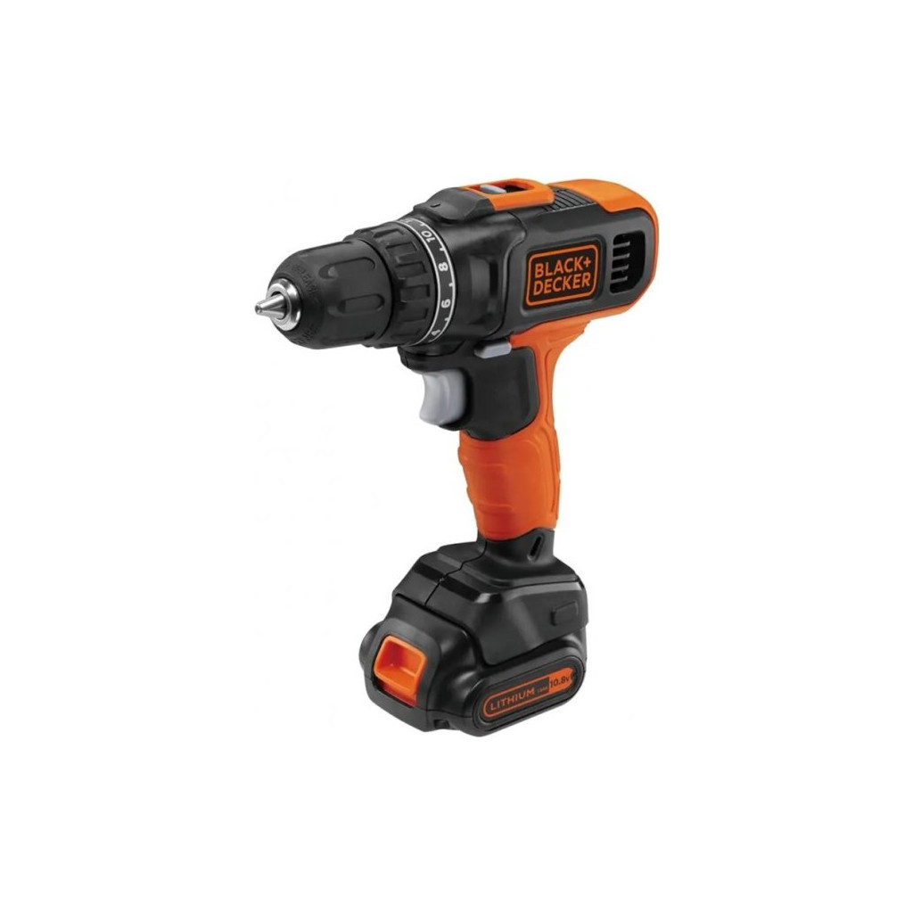 Шуруповерт Black&Decker FatMax, Li-lon 18 В, 26 Нм, 2 АКБ + ЗП, кейс (BCD7122CK) - зображення 3