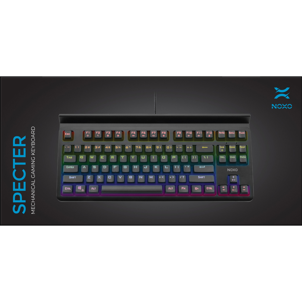 Клавіатура Noxo Specter Mechanical Blue Switches RU (4770070882108) - зображення 5