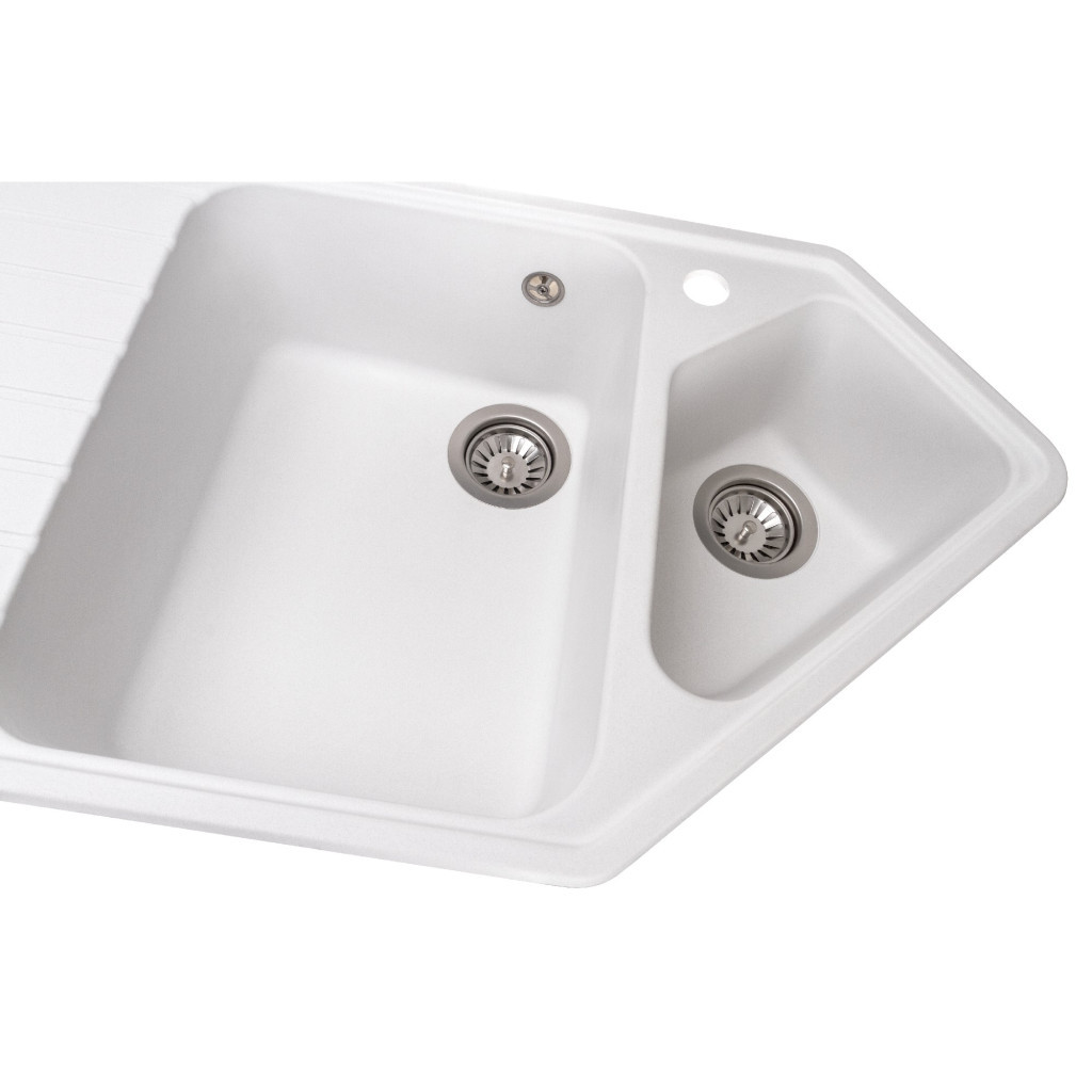 Мийка кухонна GRANADO IBIZA white (gr1805) - зображення 7