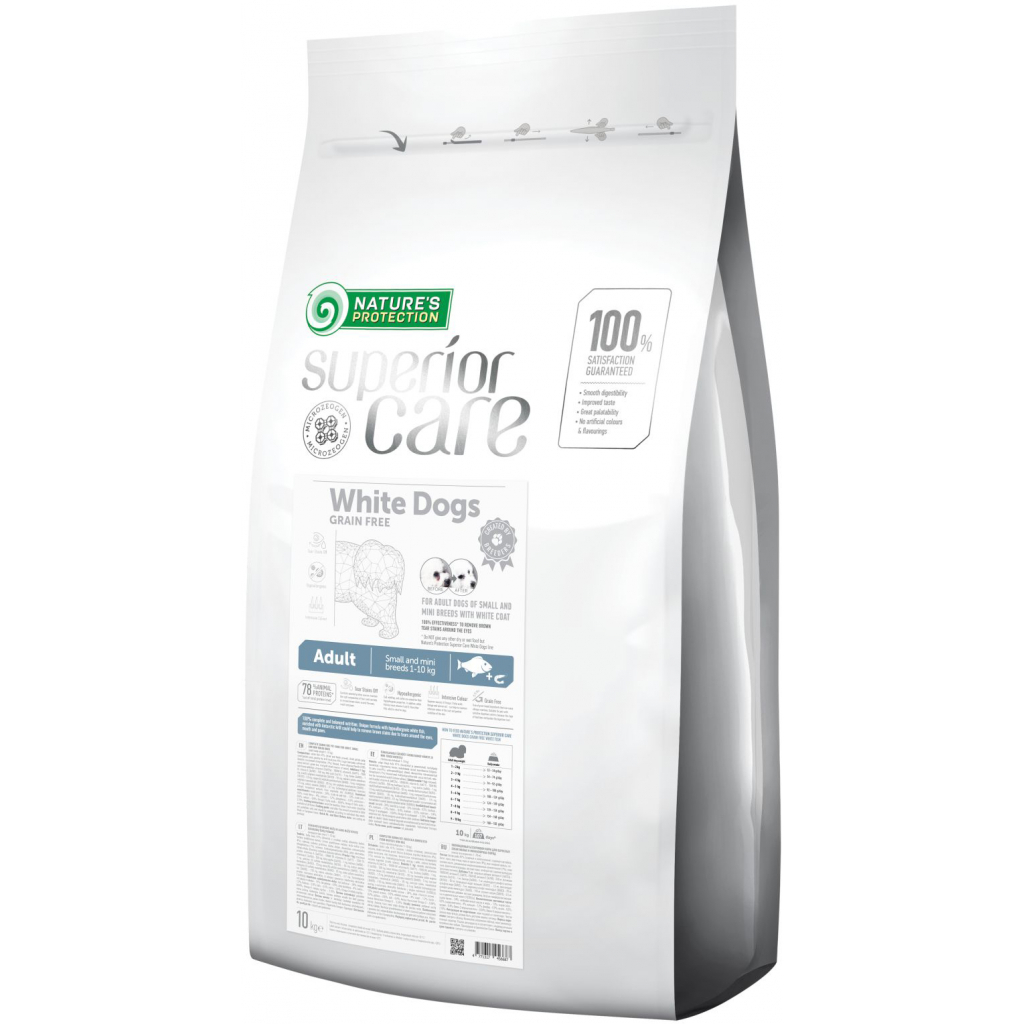 Сухий корм для собак Nature's Protection Superior Care White Grain Free Adult Small and Mini 10 кг (NPSC45668) - зображення 1