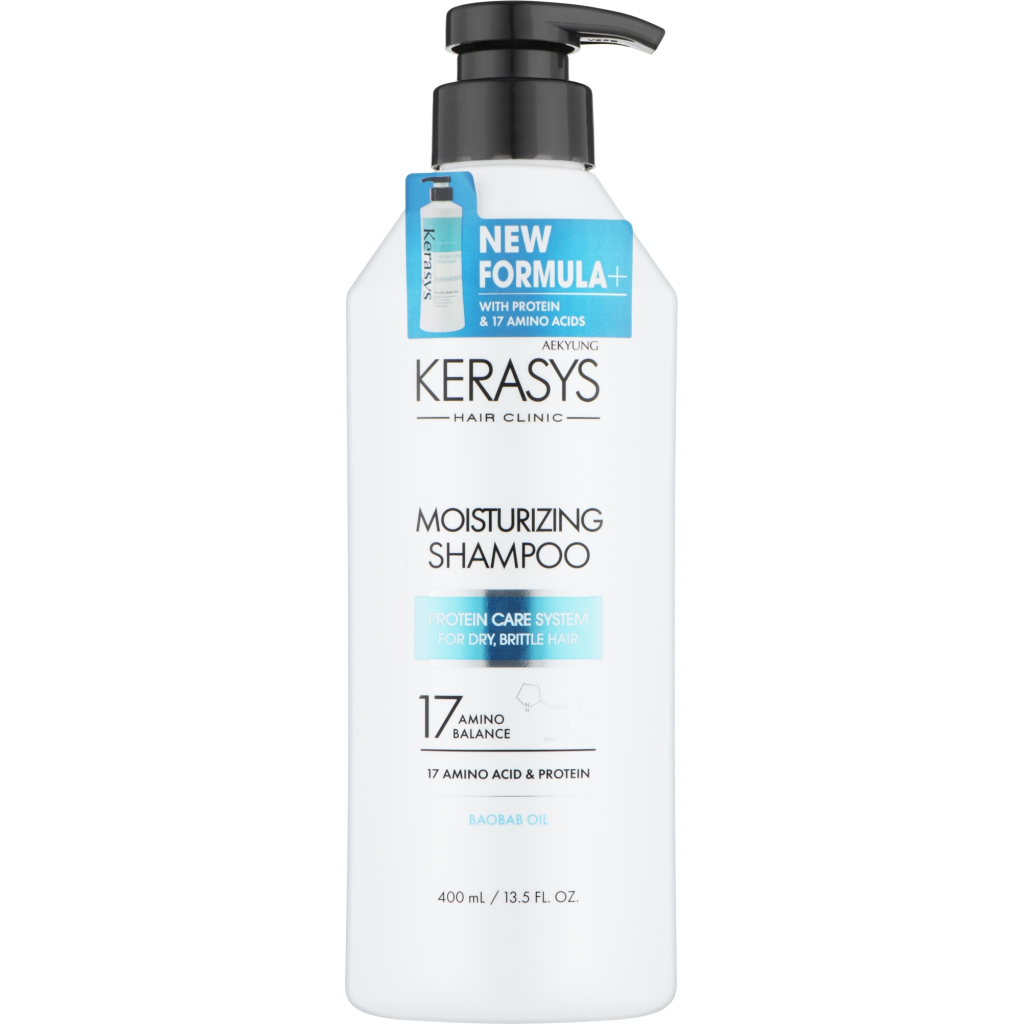 Шампунь KeraSys Hair Clinic Moisturizing Shampoo 400 мл (8801046838648) - зображення 1