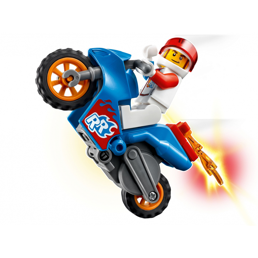 Конструктор LEGO City Stunt Реактивний трюковий мотоцикл 14 деталей (60298) - зображення 3