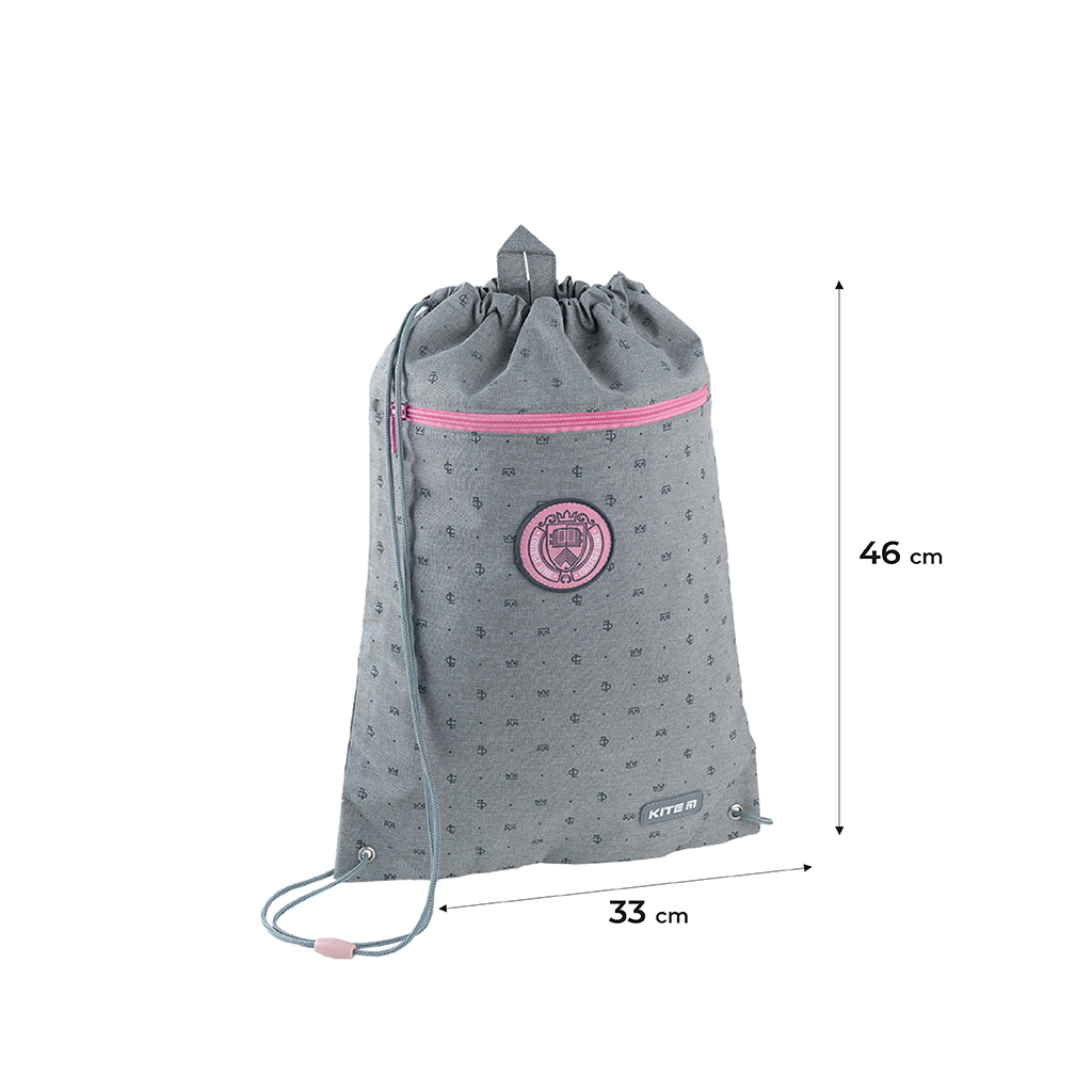 Сумка для взуття Kite College Line girl Сіра (K24-601M-1) - зображення 2