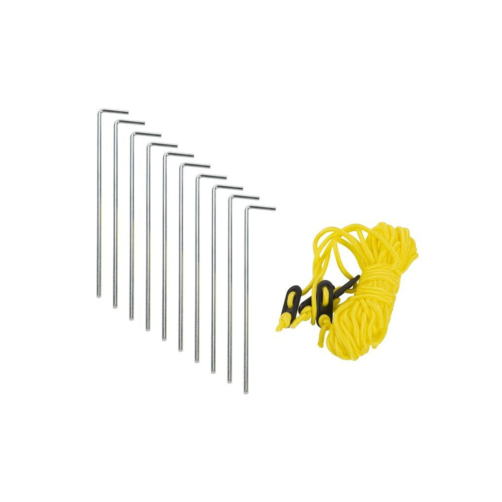 Намет Schwarzwolf Kerkini 220 x 120 см сріблястий/синій (F4801700AJ3) - зображення 4