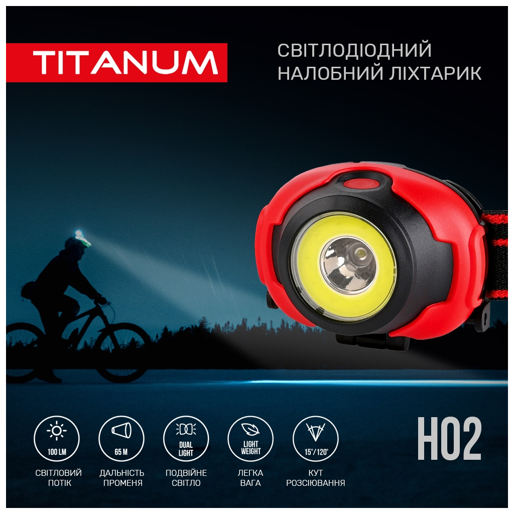 Ліхтар TITANUM 100Lm 6500K (TLF-H02) - зображення 3