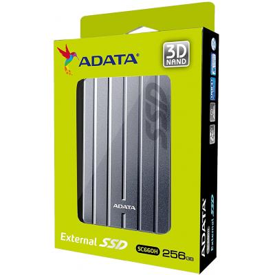 Накопичувач SSD USB 3.1 256GB ADATA (ASC660H-256GU3-CTI) - зображення 7