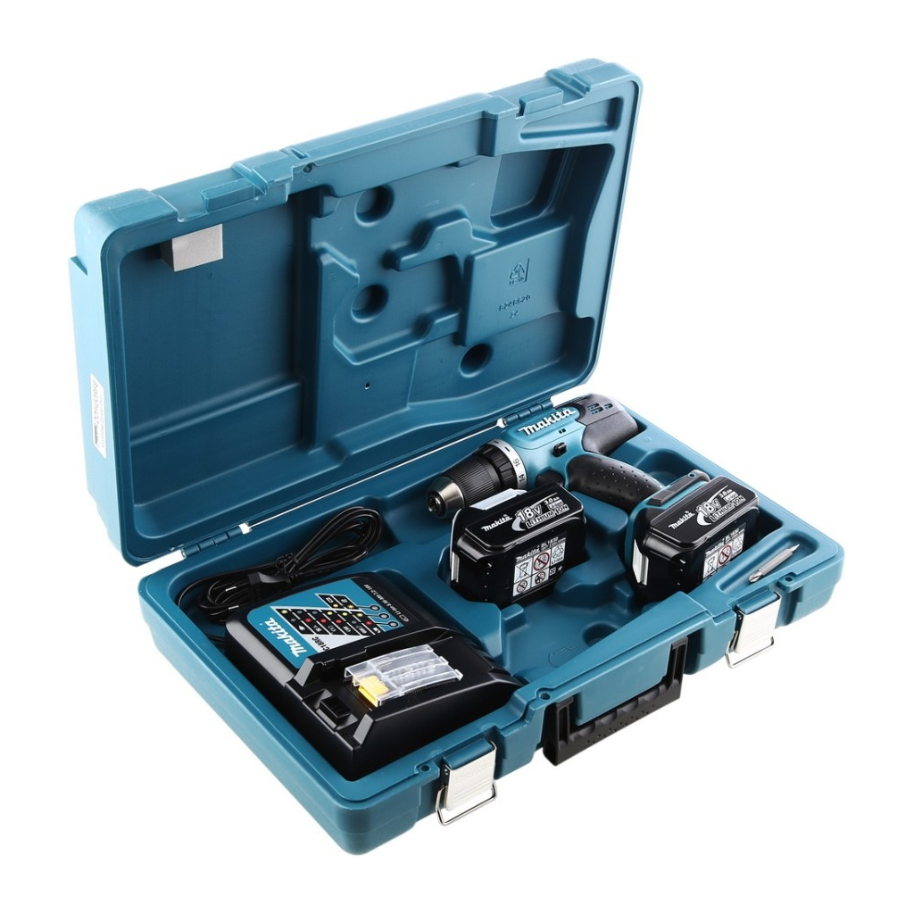 Шуруповерт Makita DDF453RFE 2x3Ah, кейс, ЗП (DDF453RFE) - зображення 8