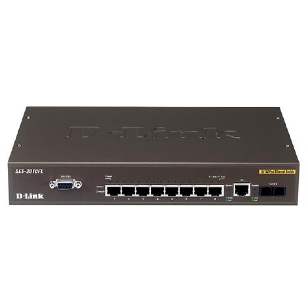 Комутатор мережевий D-Link DES-3010FL - зображення 1