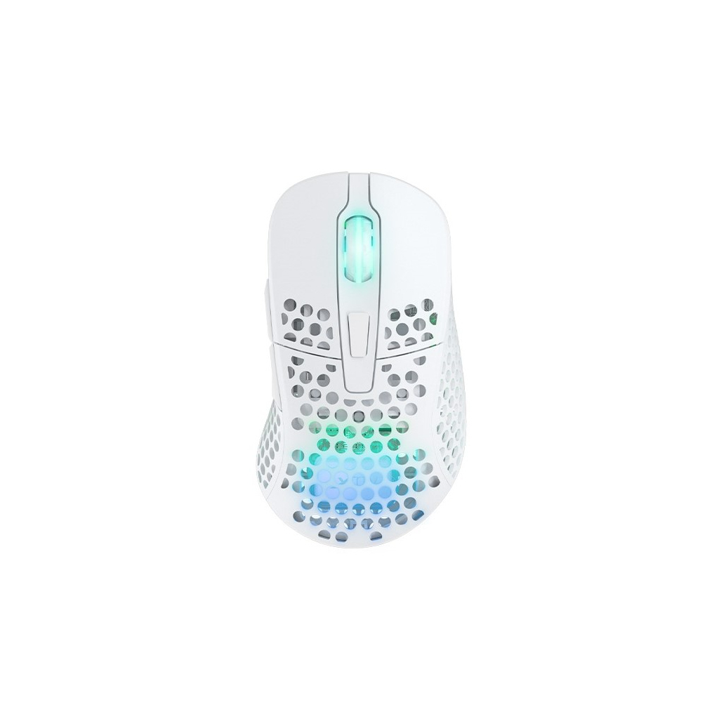 Мишка Cherry Xtrfy M4 RGB Wireless/USB White (M4W-RGB-WHITE) - зображення 1