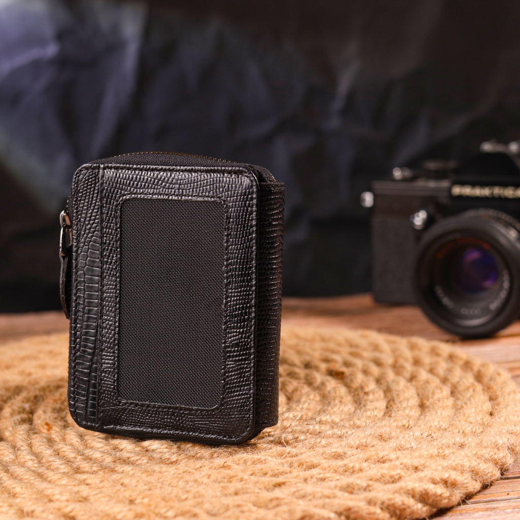 Портмоне Canpellini З натуральної шкіри Чорне (21494) - зображення 10