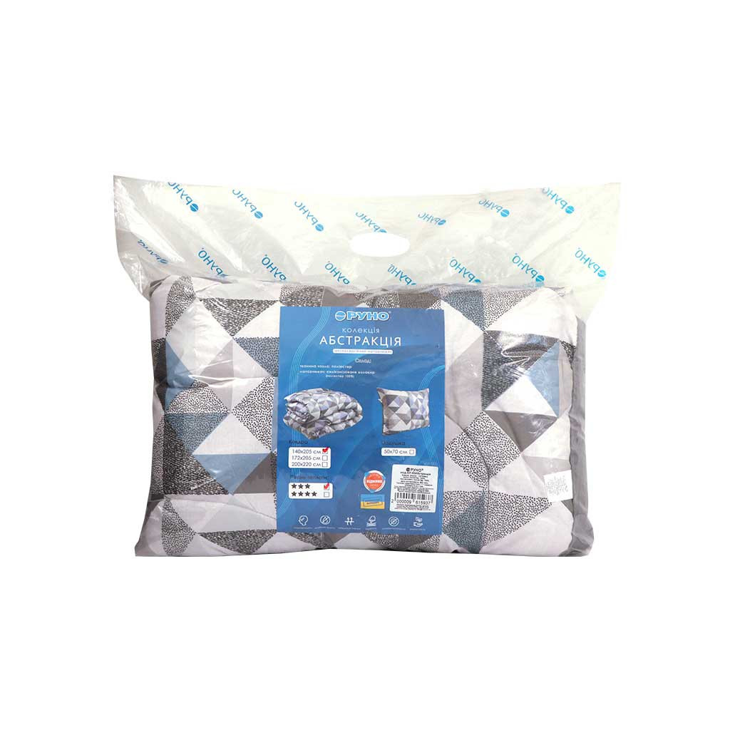 Ковдра Руно Силіконова Абстракція зимовий в поліестері 172х205 см (316.53Абстракція плюс) - зображення 6