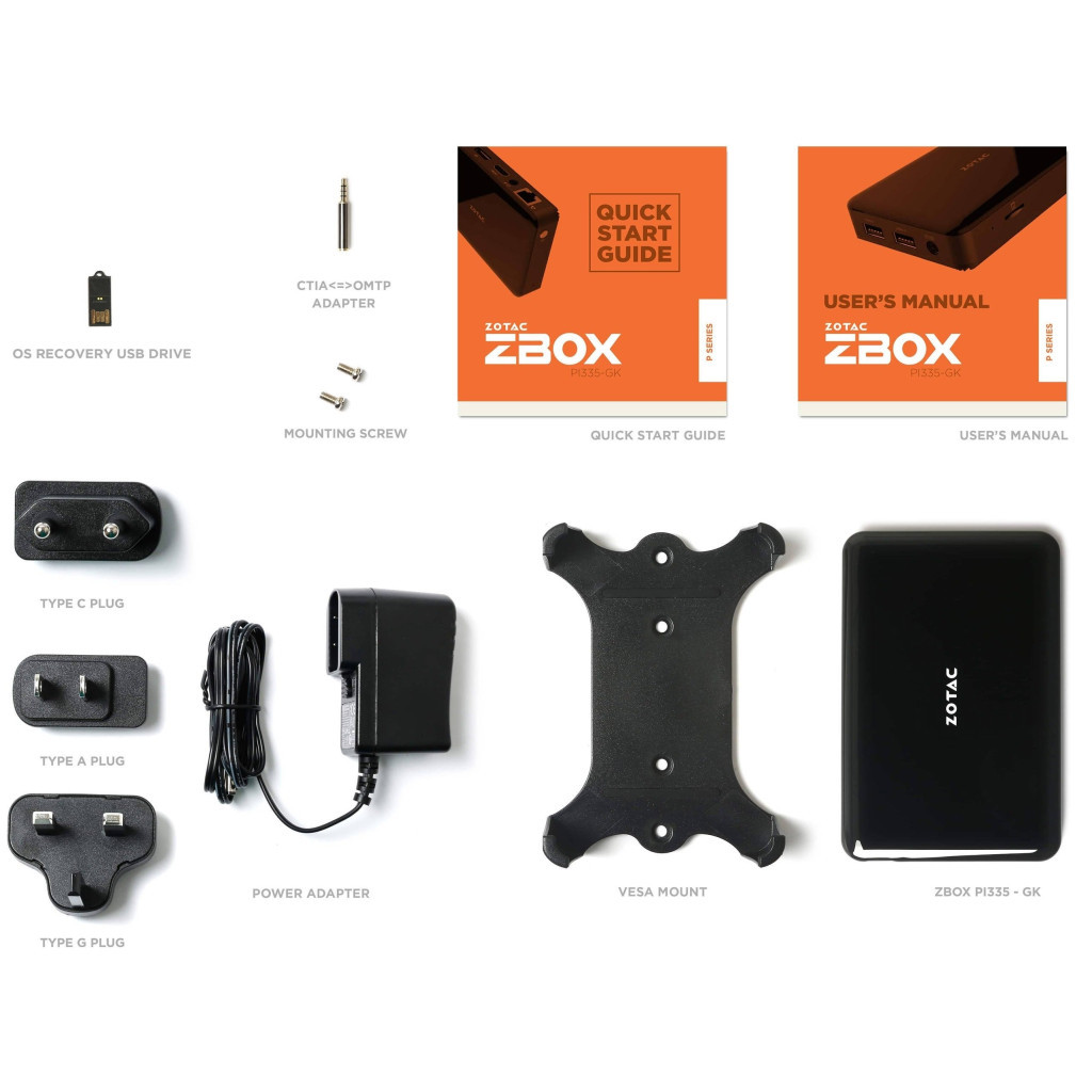 Комп'ютер Zotac ZBOX PI335 pico / N4100 (ZBOX-PI335-GK-W3C) - зображення 10