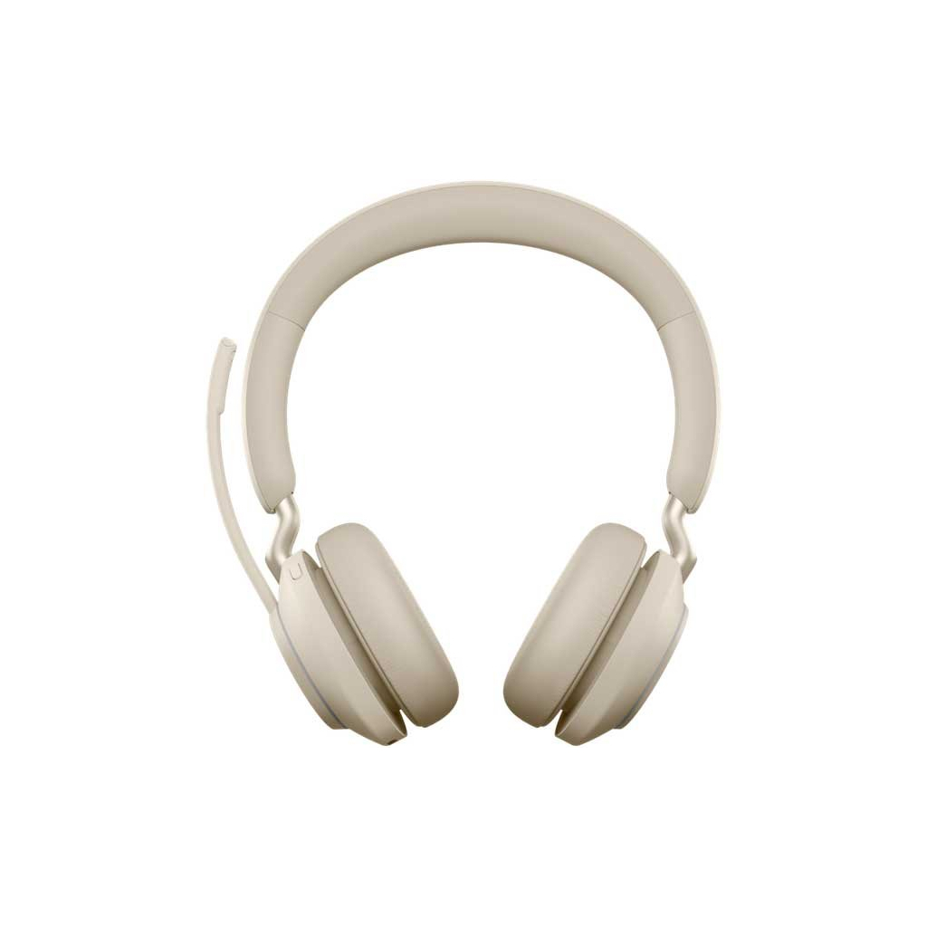 Навушники Jabra Evolve 2 65 Link380c MS Stereo Beige (26599-999-898) - зображення 1