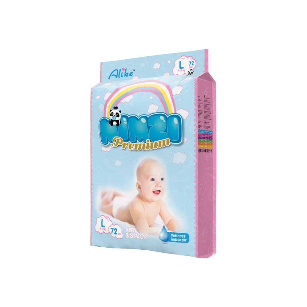 Підгузки Mimzi L 9-13 кг 72 шт 3 упаковки (MDL3) (4820209837520) - зображення 3