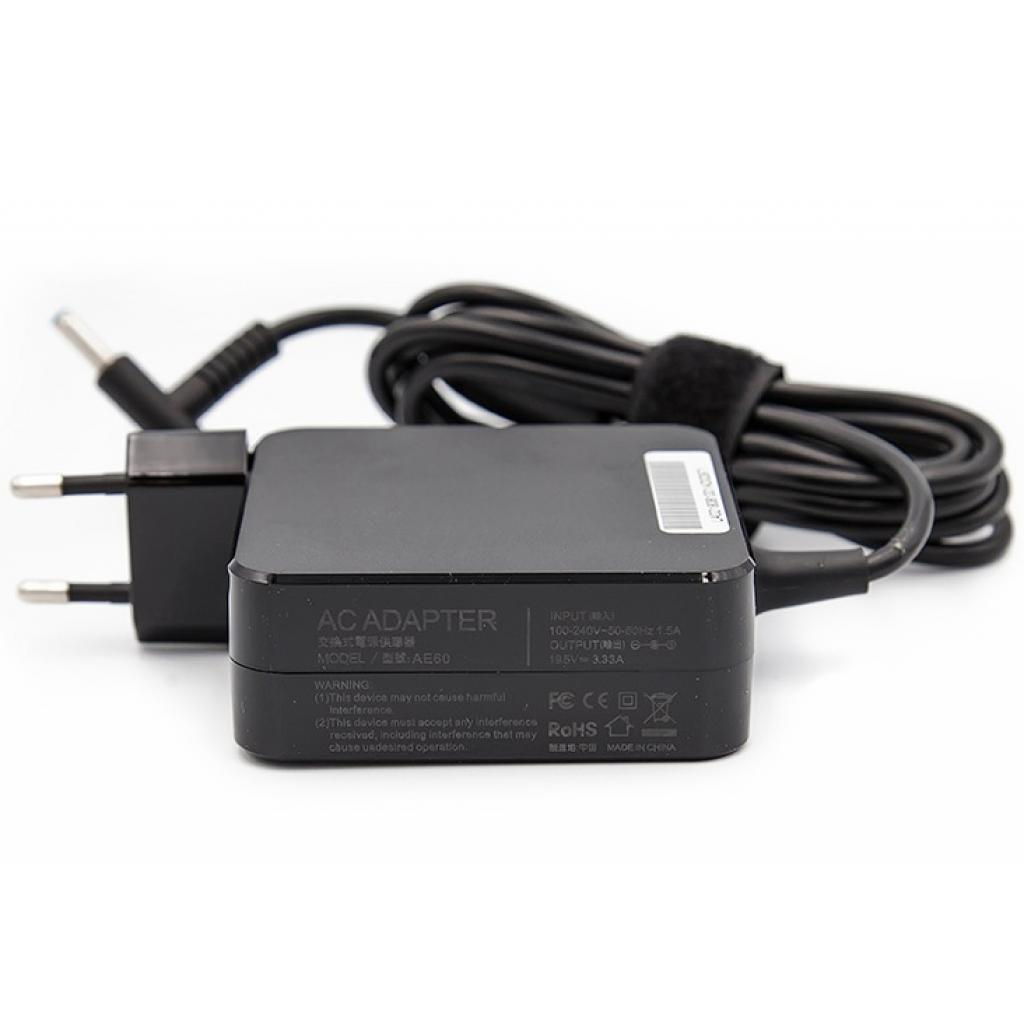 Блок живлення до ноутбуку PowerPlant HP 220V, 19.5V 65W 3.33A (4.5*3.0) wall mount (WM-HP65G4530) - зображення 2