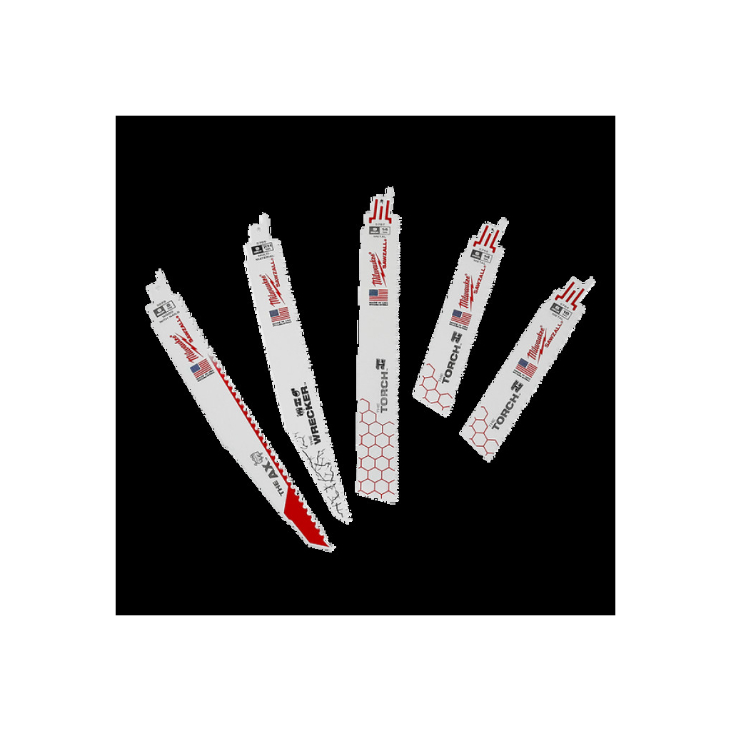 Полотно Milwaukee для шабельної пили SAWZALL, 5шт (49222205) - зображення 3